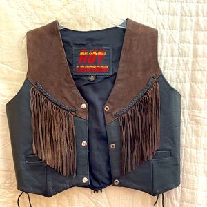 Hot leathers brand  biker vest or show vest